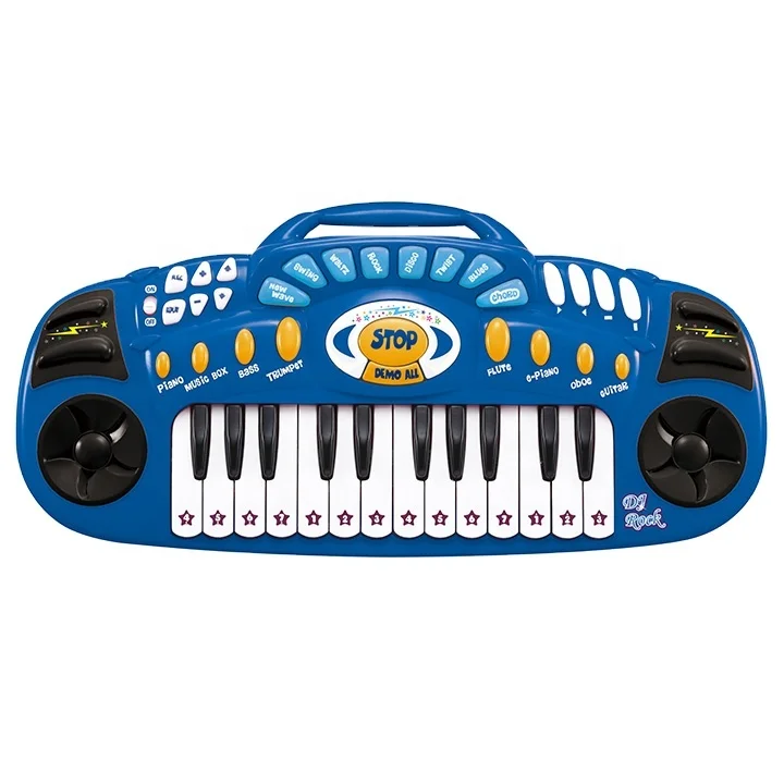 Handle Keyboard Multifunction Instruments Kids Toy Piano Electronic Unisex Plastic Model ABS Plastic D.J. Toys