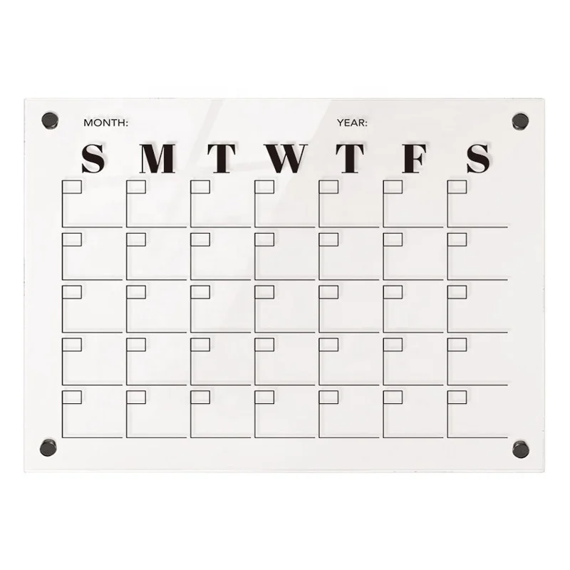 Лидер продаж на Amazon домашний декор акриловая доска для сухих стираний настенный художественный планировщик сообщений домашние аксессуары