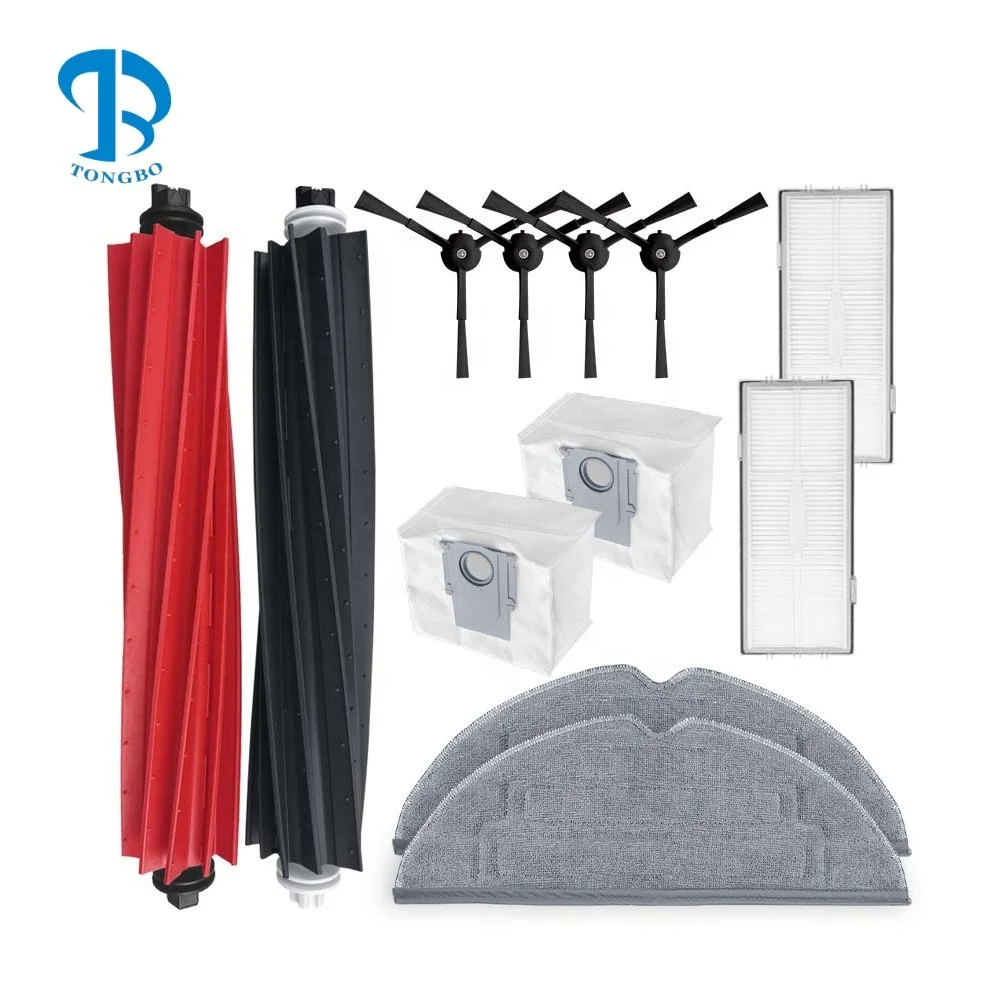 Roller Edge Brush Hepa Filter Mop Cloth Dust Bag Replacement For Xiaomi Roborock S8 Pro Ultra/G20 Robotic Vacuum Cleaner Parts