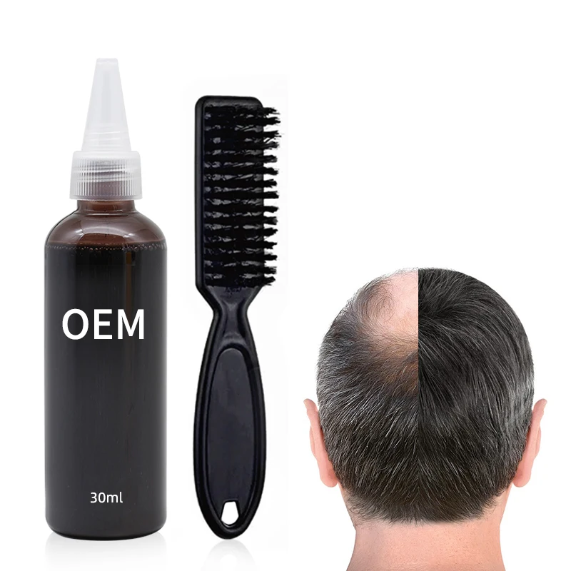 airbrush kit liquid hair eyebrow beard fiber enhancement brown black dye for barber hair airbrush hairline