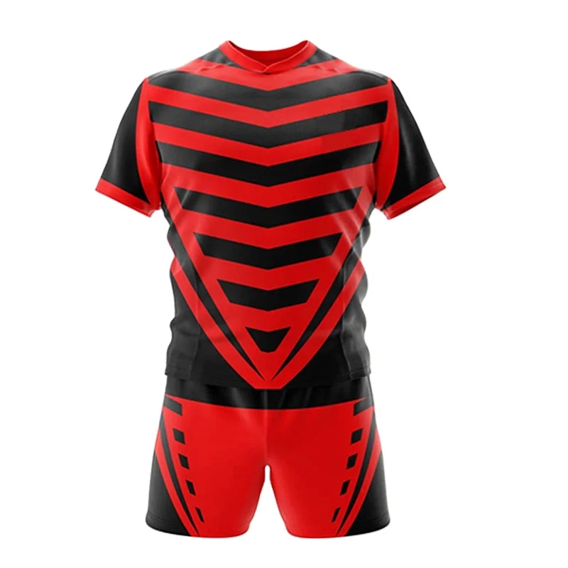 100% Polyester Rugby Uniform with Custom Team Logo New Arrival Rugby Uniform High Quality Rugby Uniform