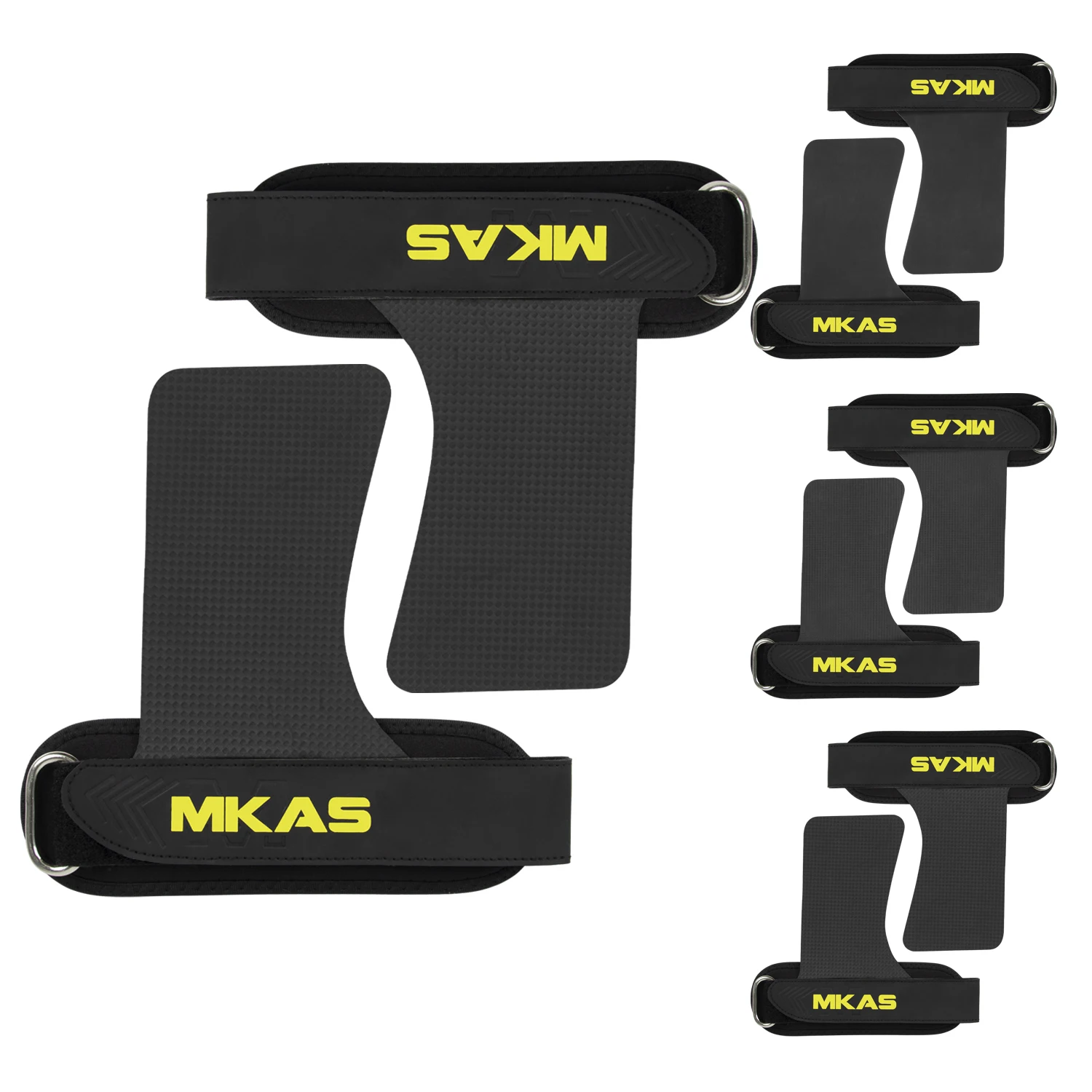 LADYGLOW Calisthenics Rubber Carbon Fibre Pattern Anti Slip Weight Lifting Gymnastics Grips Palm Protector Hypalon Gym Grips