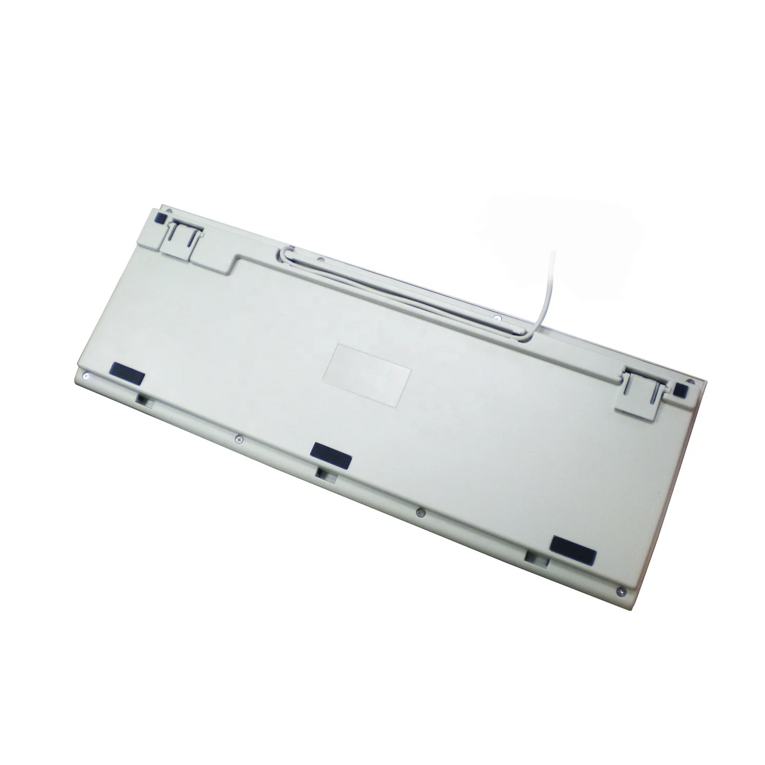 Full Size Classic USB Wired Retro Membrane Keyboard with Numeric Keypad for PC, 24 Anti-ghosting Keys