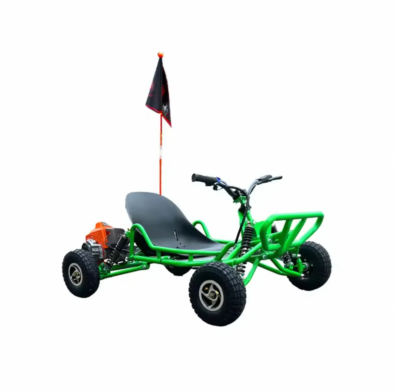 Mini 63CC Outdoor Sport Go Kart for Kids Suspension Handlebar with Sand Cross through Features
