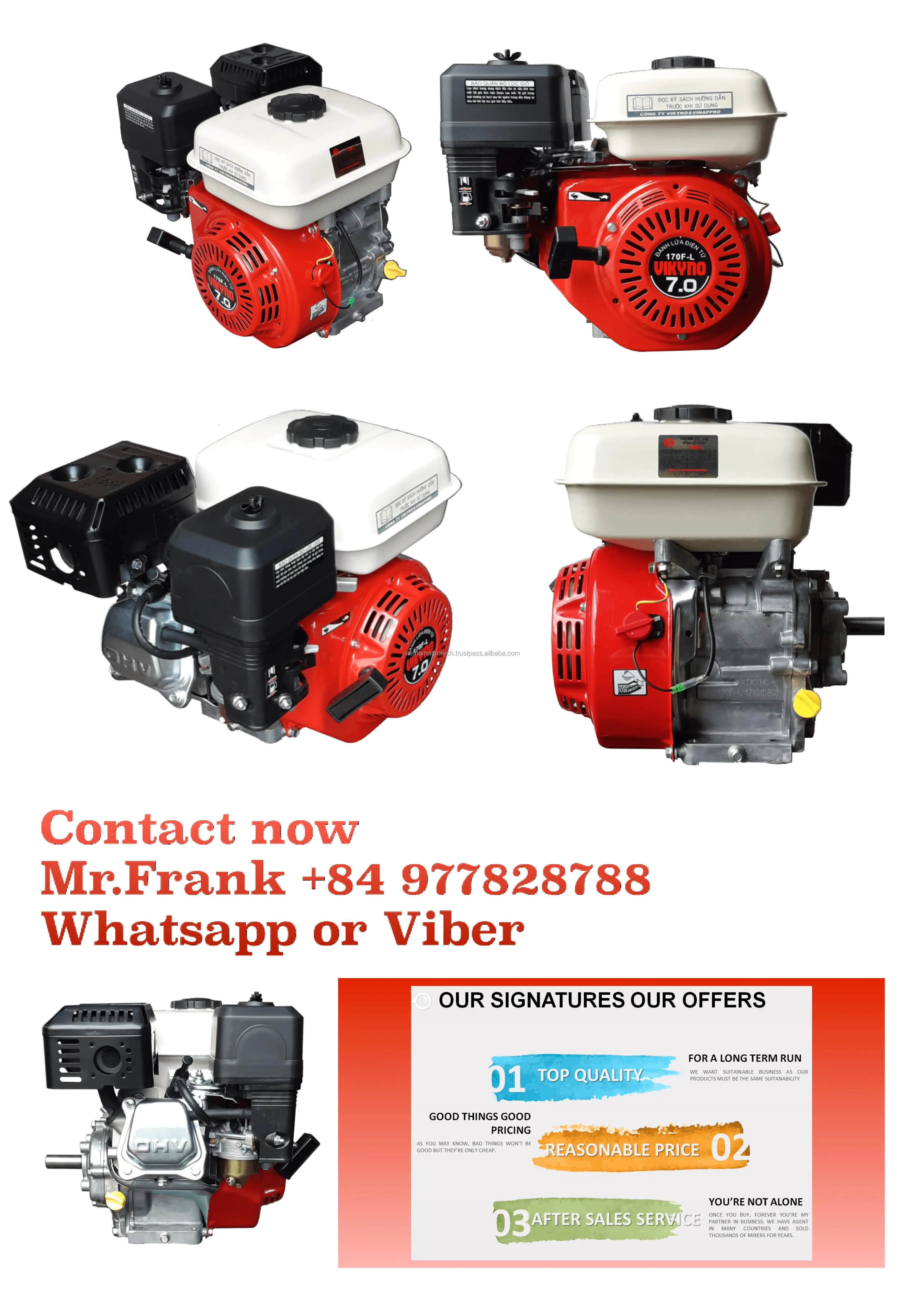 Gasoline Engine 1 cylinder