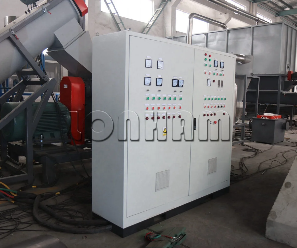 Waste PP Woven Bag Washing Crushing Line for Recycling Bags