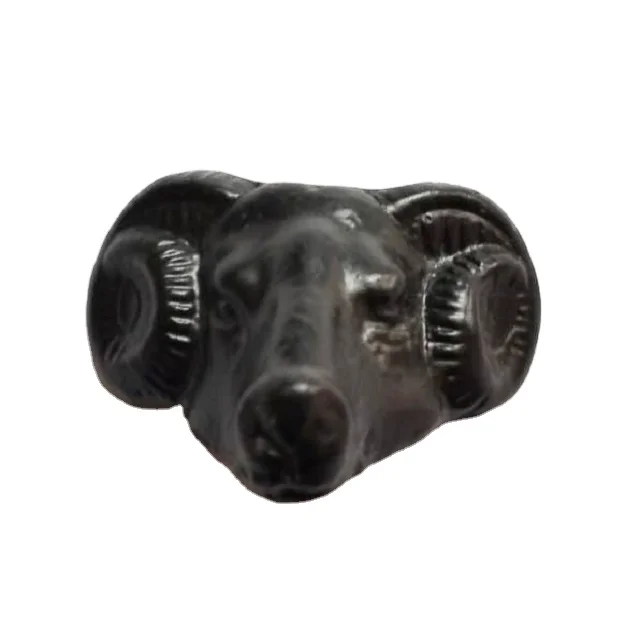 Dog Ox Bull Iron Steel simple luxury furniture drawer handle pull black cabinet handles furniture handles and knobs