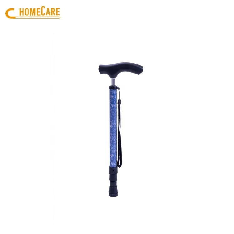 OEM ultralight straight shank telescopic walking cane stick