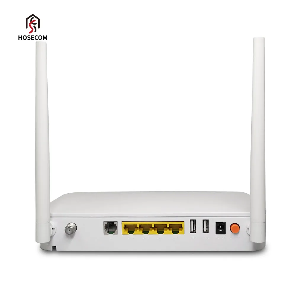 Dual Band CATV ONU AC1200 2.4G 5G Dual Band Wifi5 Optical Network Unit Xpon ONU 4GE VoIP CATV ONT Fiber Modem Router G5412C