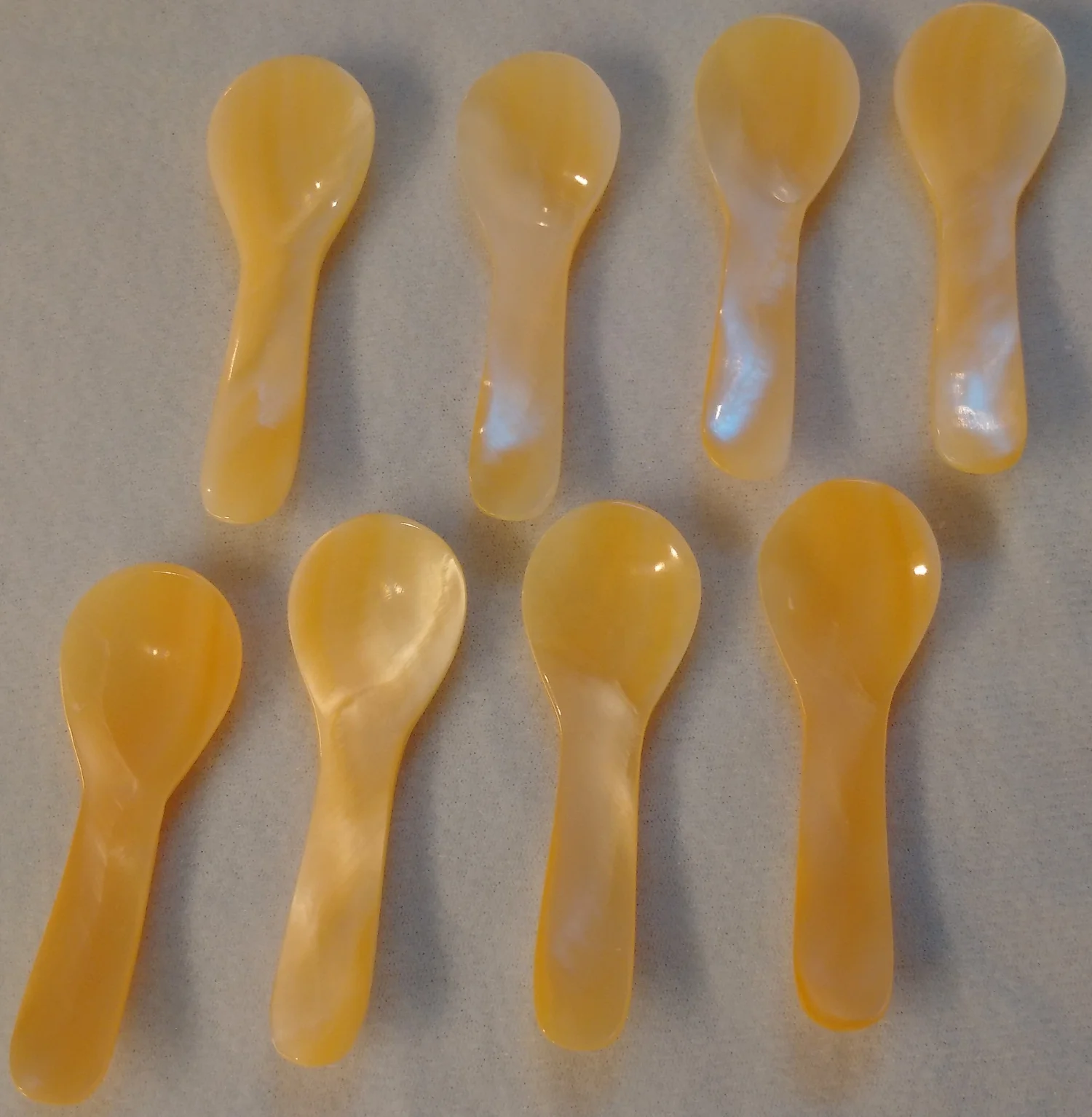 Mother of pearl caviar spoon Salt Spoons Scoop Kitchen Spice Measuring Wood Mini Wooden Small Wooden Disposable Luxury