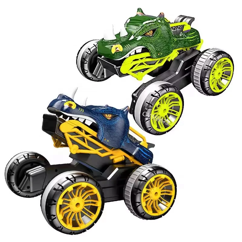 Toyhome 2 4 г каскадерский автомобиль с дистанционным управлением Rhino Monster Trucks вращающийся танцующий 360 градусов Поворотный Радиоуправляемый для мальчиков