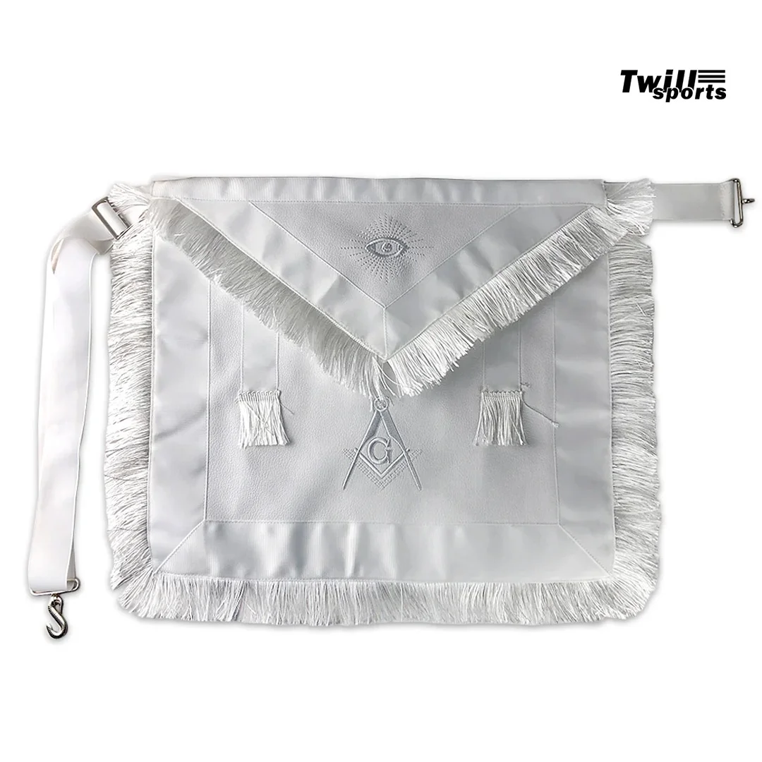 Wholesale Product Masonic Master Mason Machine Embroidery Apron Freemasons Aprons for regalia products