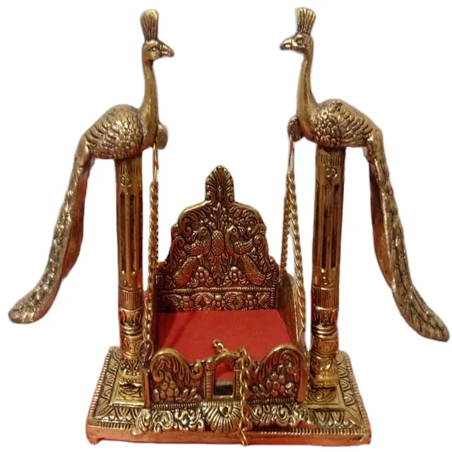 Высокое качество ручной работы позолоченный Bal Krishna Jhoola для храмового декора и украшения дома от производителя из Индии
