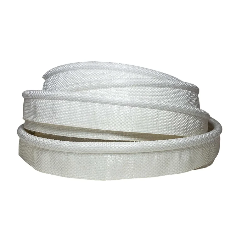 10mm White PVC 460gsm Coated Cord Tent Keder Single Flap for Awning Banner
