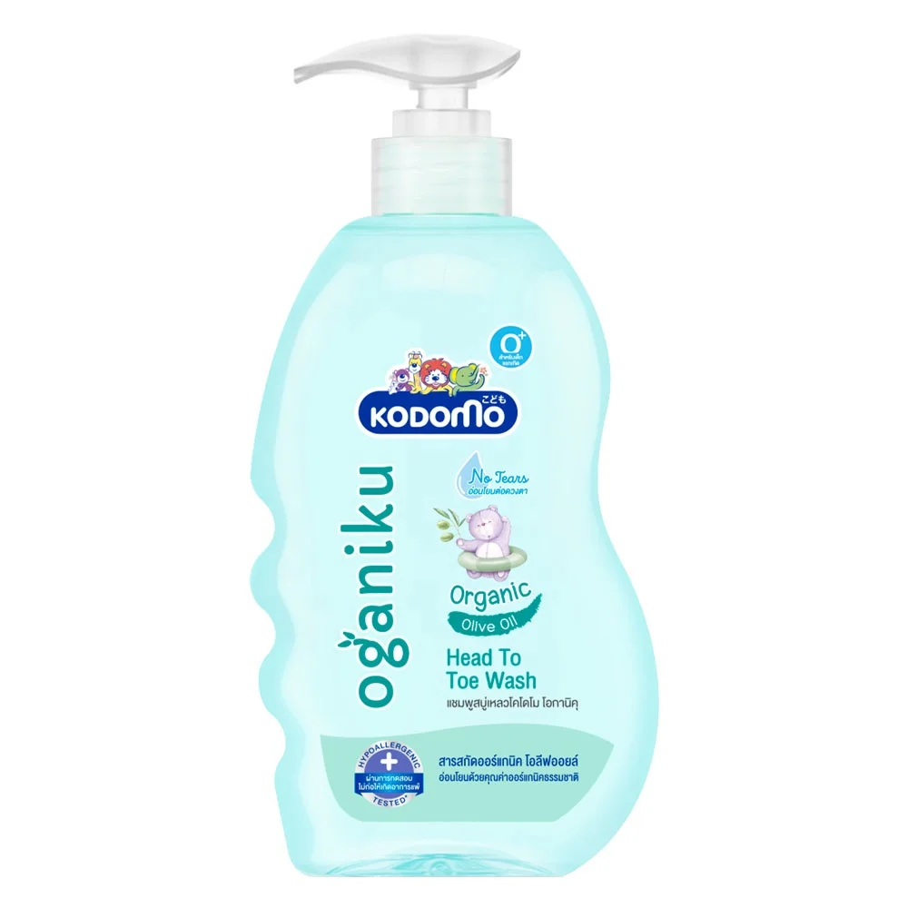Kodomo Head To Toe Wash Oganiku No Tears Formula for Baby and Kids