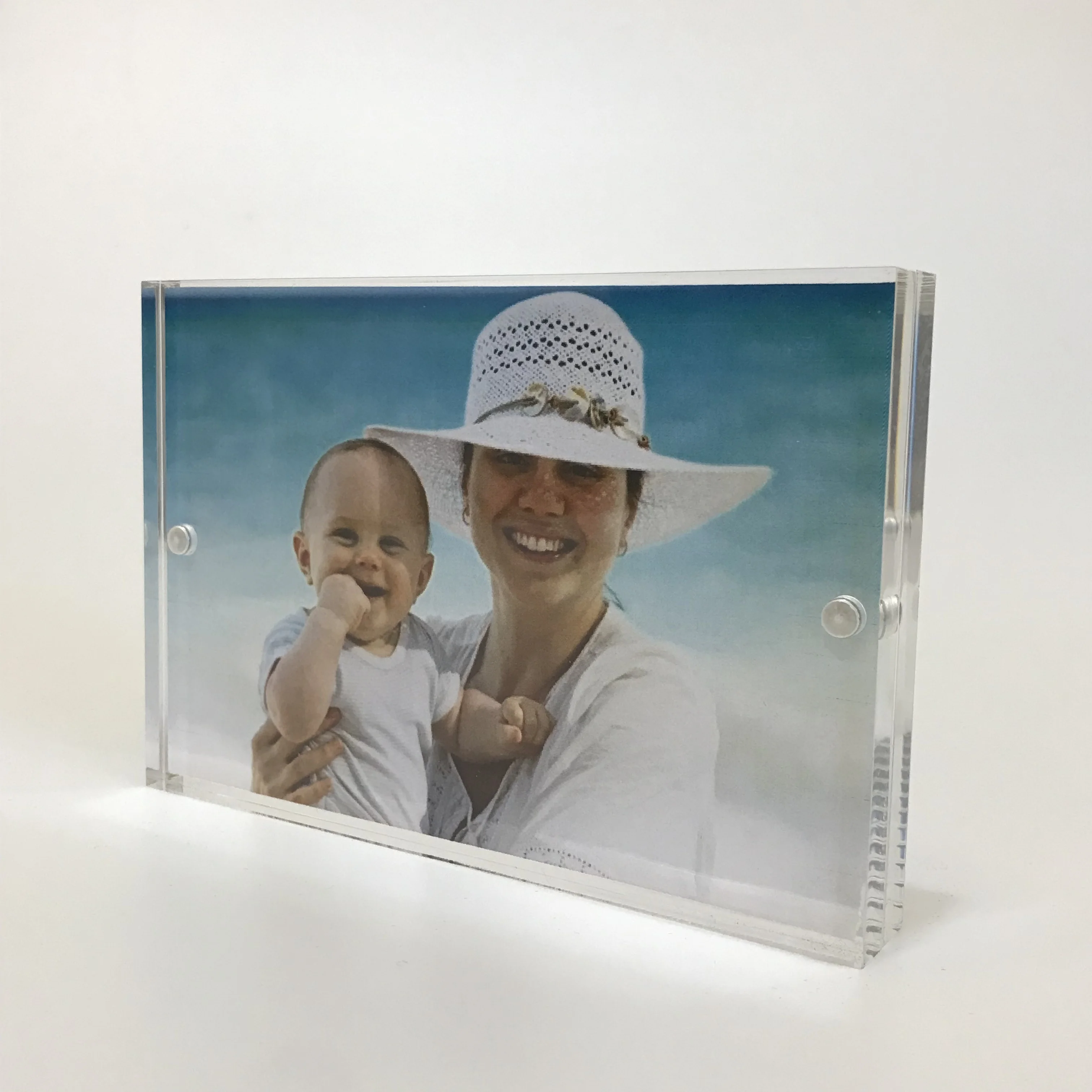 Manufacturer Acrylic Block Booth  Plexiglass Photo Frame for Wedding Gifts