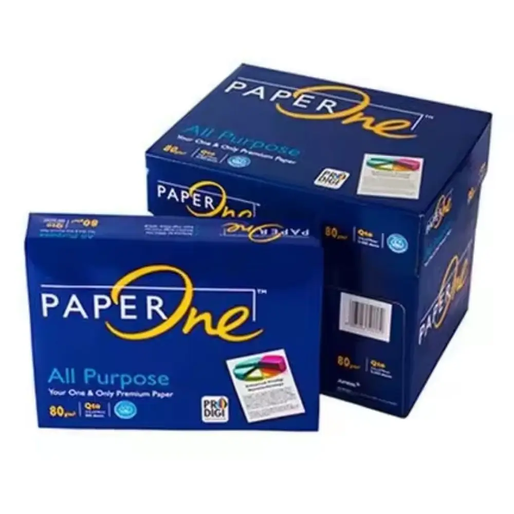 Оригинальный индонезийский PaperOne Jumbo Roll 60gsm 70gsm 80gsm для крафтинга и скрапбукинга непокрытый белый смещение без дерева