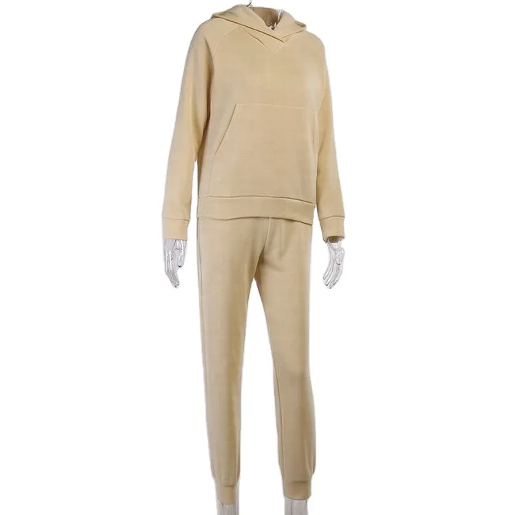 Лидер продаж женская уличная одежда свитшот повседневные спортивные костюмы из 2 предметов на заказ