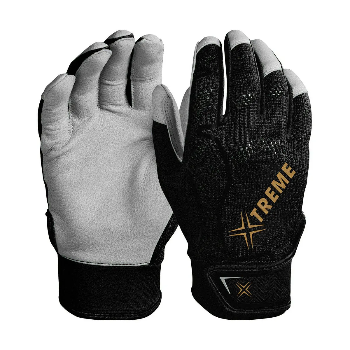 Professional Bruce Bolt Quality Made Baseball Batting Gloves Premium Split Leather Anti-slip Custom Logo & Design Glove