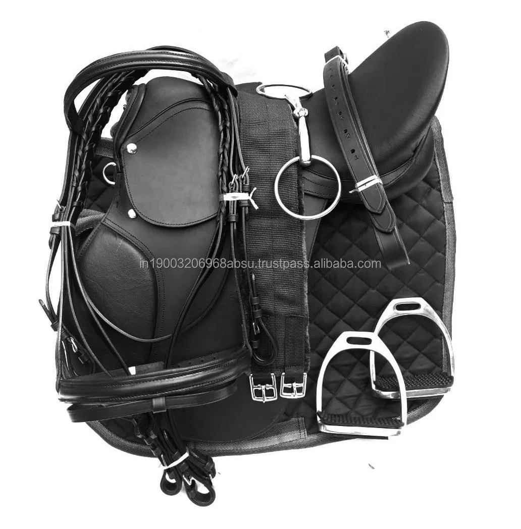 JUMPING ENGLISH HORSE SADDLE FULL SET