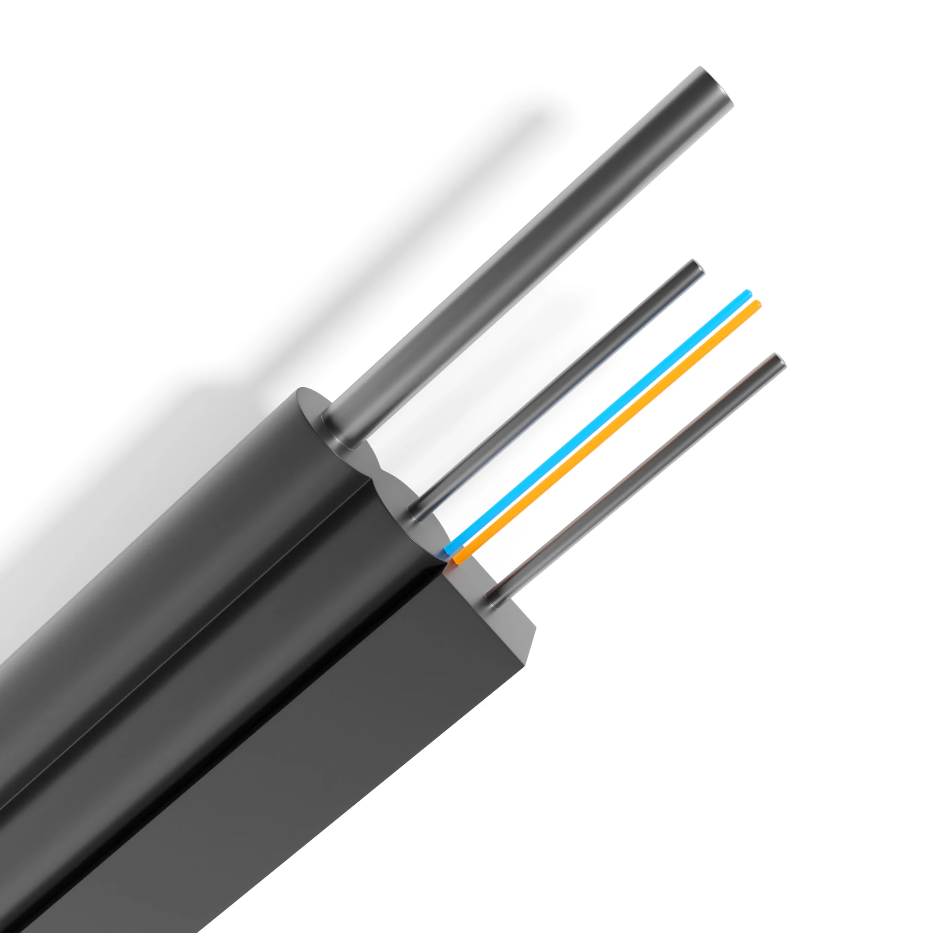 Fibre Optical Cables LSZH G657A1 G652D 1 2 4 8 12 core Indoor Outdoor FTTH drop Fiber Optic Cable