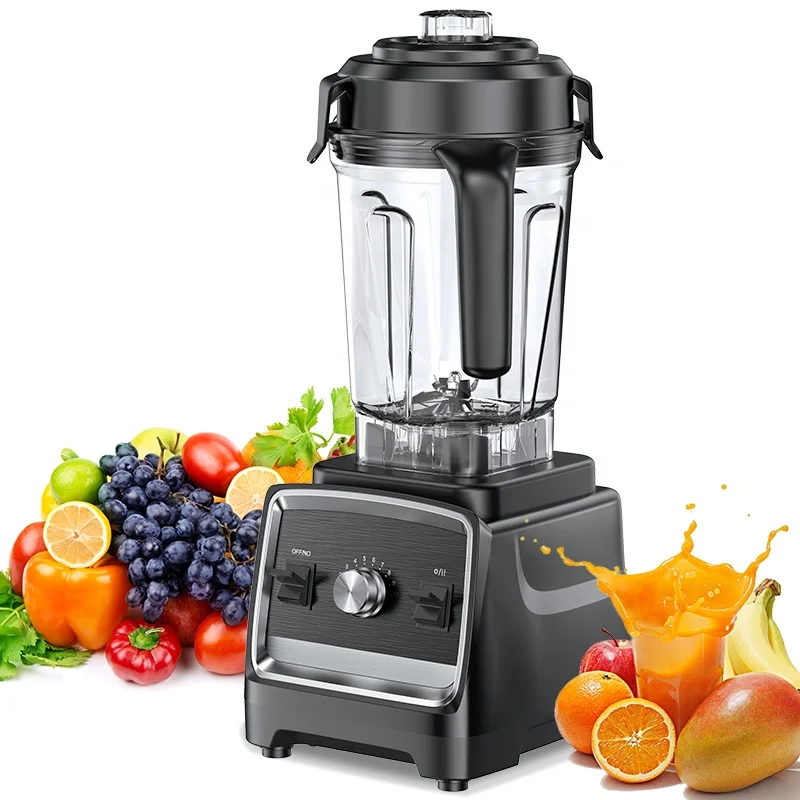 1200 watt blender for kitchen pure copper motor high performance household blender 3L plastic powerful ice blender machine