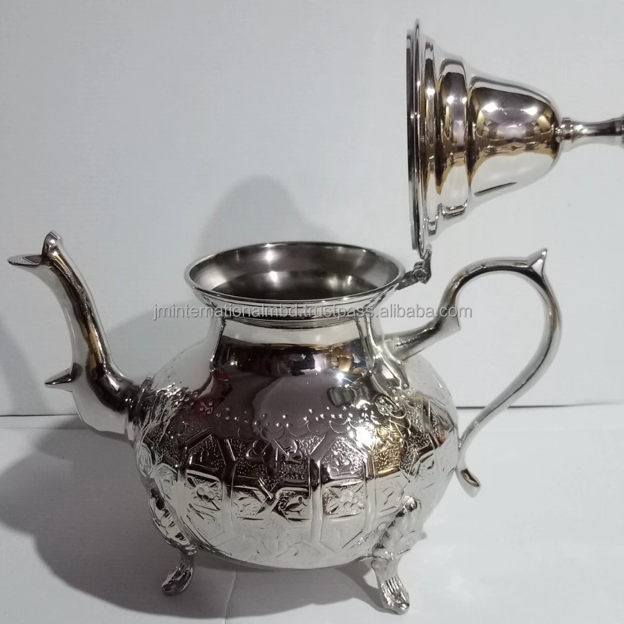 Moroccan arabic  Water Coffee Pot Cawa Cup Set Arabic Turkish Tea Set Gold Insulated Dallah Glass Luxury Gift