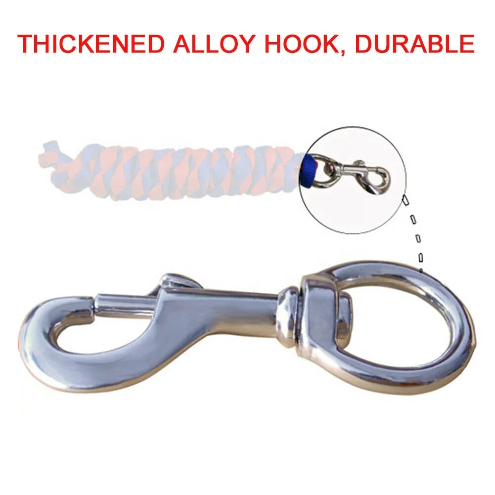 Halters Horse Lead Rope Dog Equestrian Cotton Blend Weave Rein With Snap Hook In Wholesale price Manufacturer in India