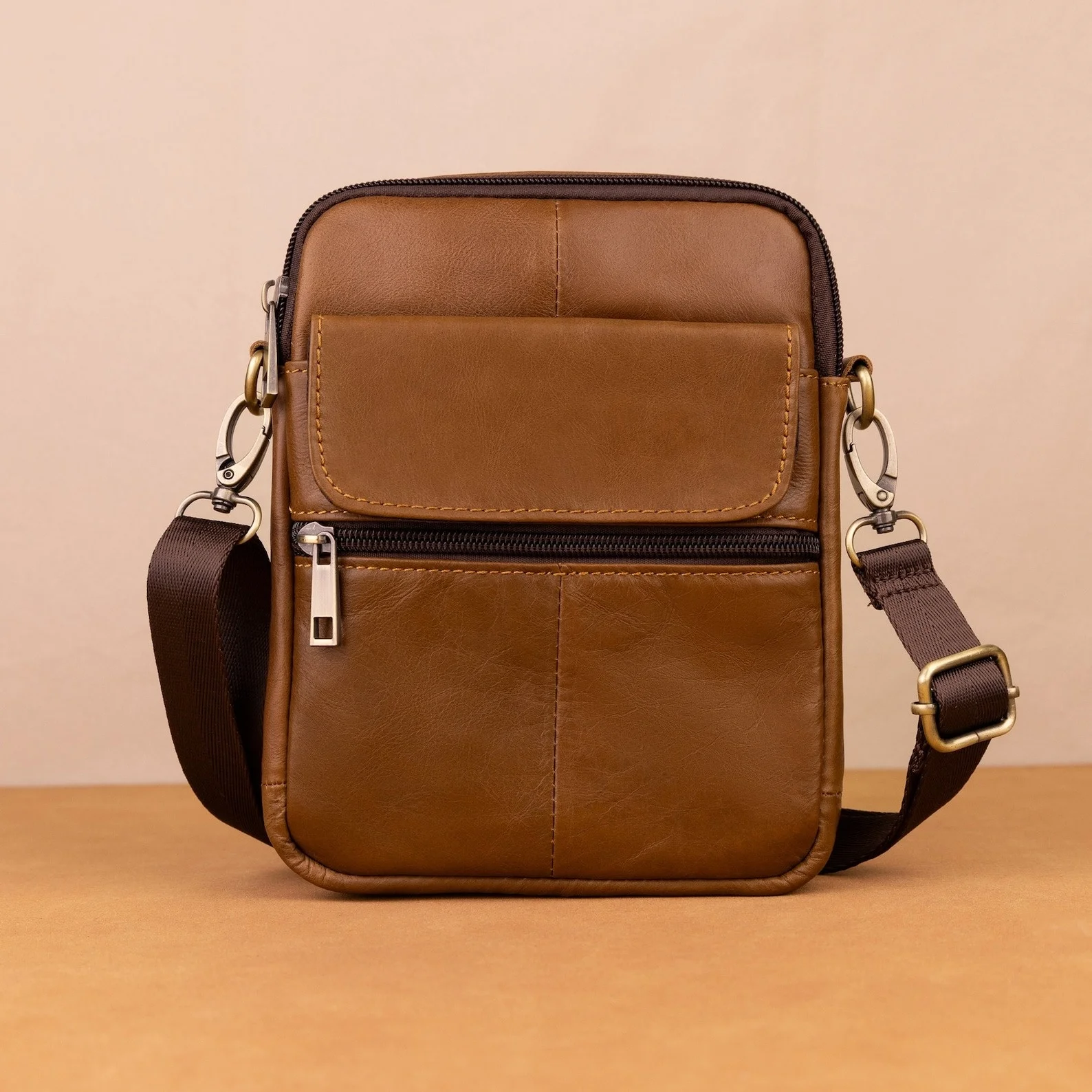 Genuine Leather Vintage Leather Bag Cross Body Hand Bag Sac A Main Vintage Trendy Products 2024 LCS-0050