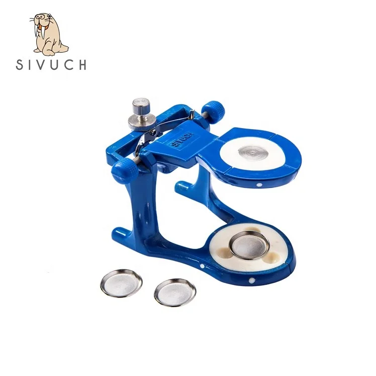 Blue metal magnetic no holding pins articulator dental