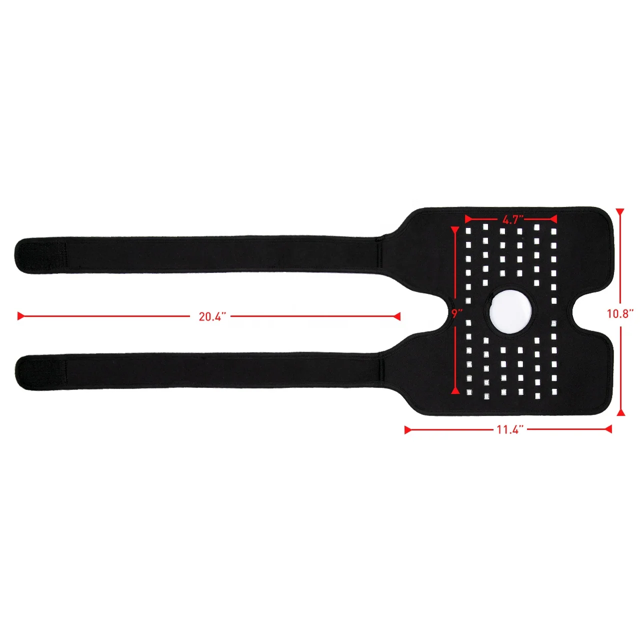 DGYAO Led Infrared Therapy 2 in 1 Knee Elbow Pain Relief Wrap Pad for Elbow Arthritis Sore Joint Near Infrared Red Light Therapy