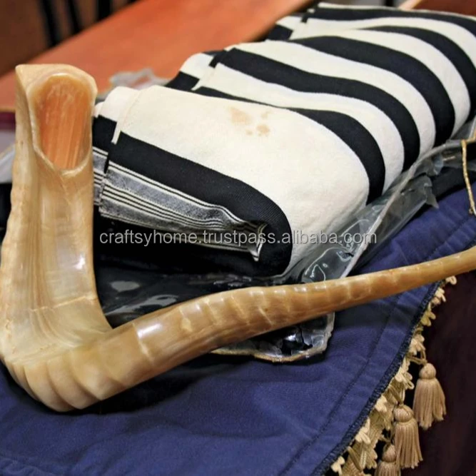 Оптовая продажа рог Shofar натурального цвета высокого качества для украшения дома ручной работы Ram