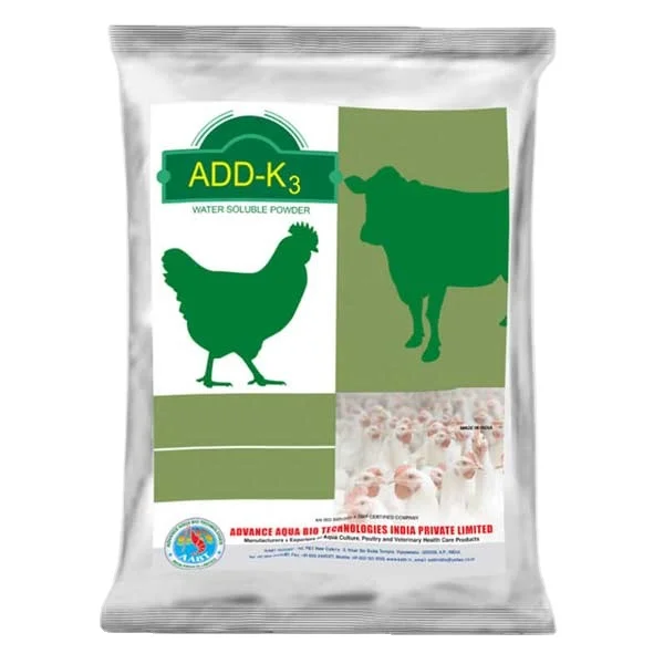 ADD-K3 effectively tackles Vitamin K3 deficiency and Coccidiosis in animals, enhancing their health and well-being.