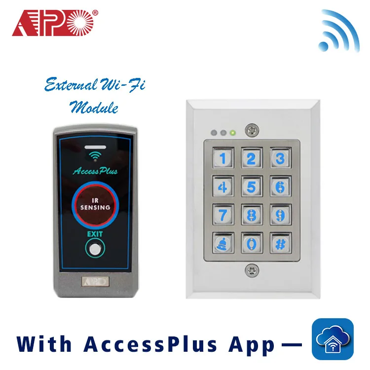 DK-2831B (P2) Tuya Wifi Mobile Smart Phone Control Vandal Resistant High Quality Access Keypad with Doorbell Button