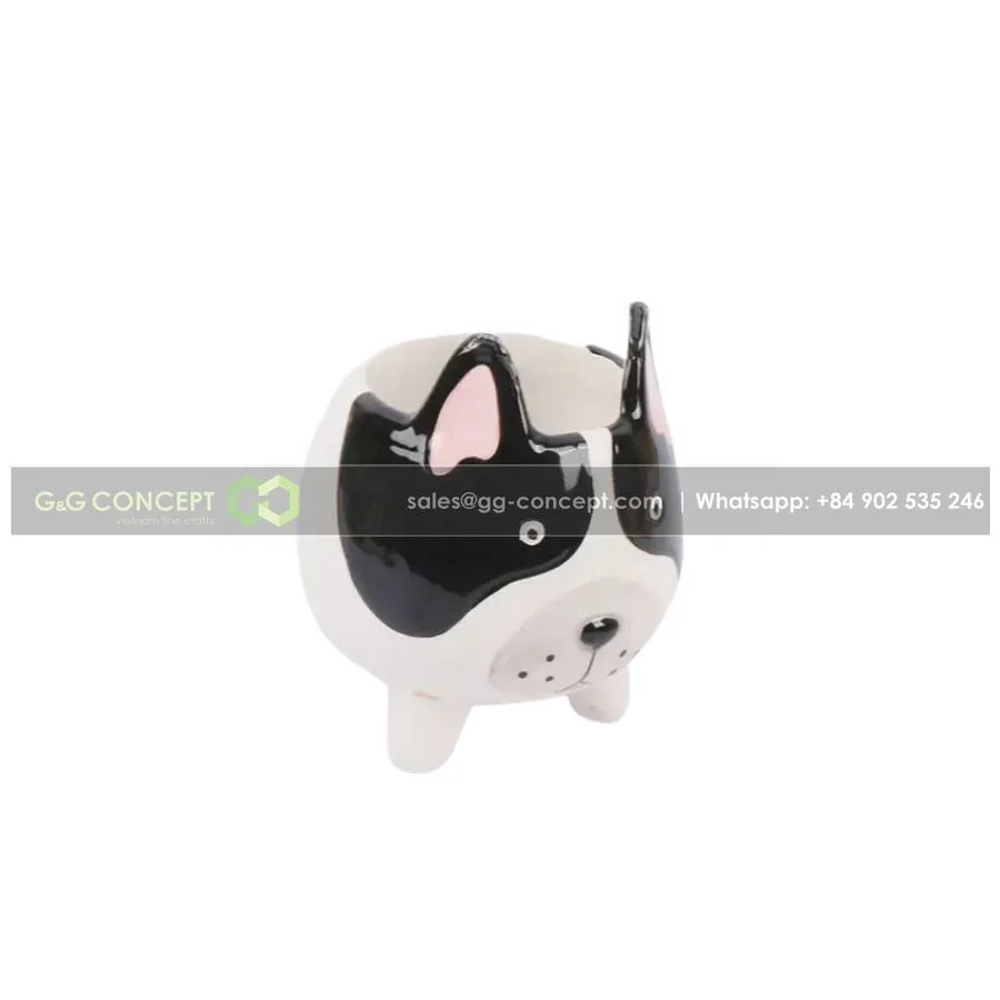 Decorate With Ceramic Animal Dog Plant Pot/Cartoon Succulent Planter Flowerpot From Vietnam/ High Quality Vietnam Export Product