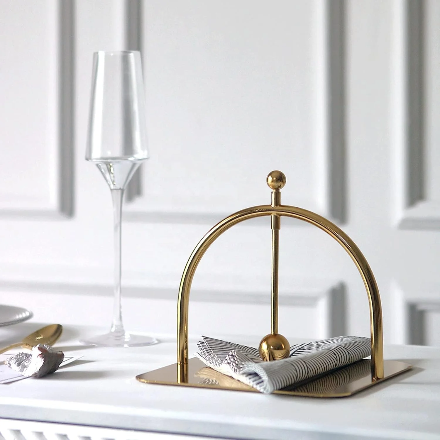 Modern Luxury Napkin Holder for Tables, Dining, Home Decor, Restaurant, Celebration, Party Napkin Holder By WB INC INDIA