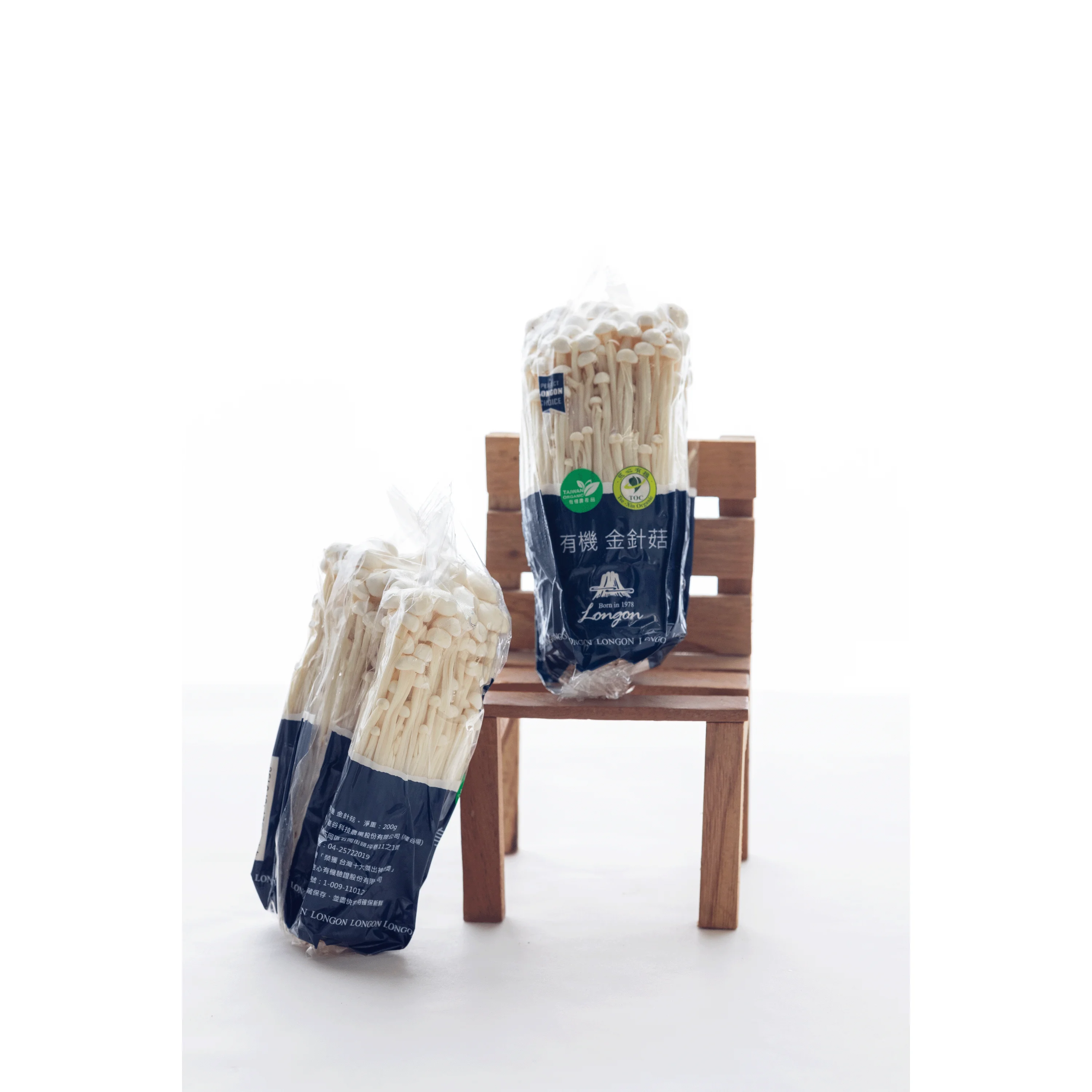 Factory price natural cultivated enoki mushroom
