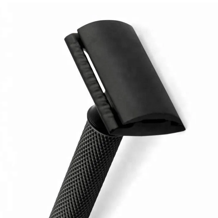 High Quality Men Shaving Razor Professional Safety Razor For Men Factory Price Reusable Eco Friendly Black Color Shaving Razor