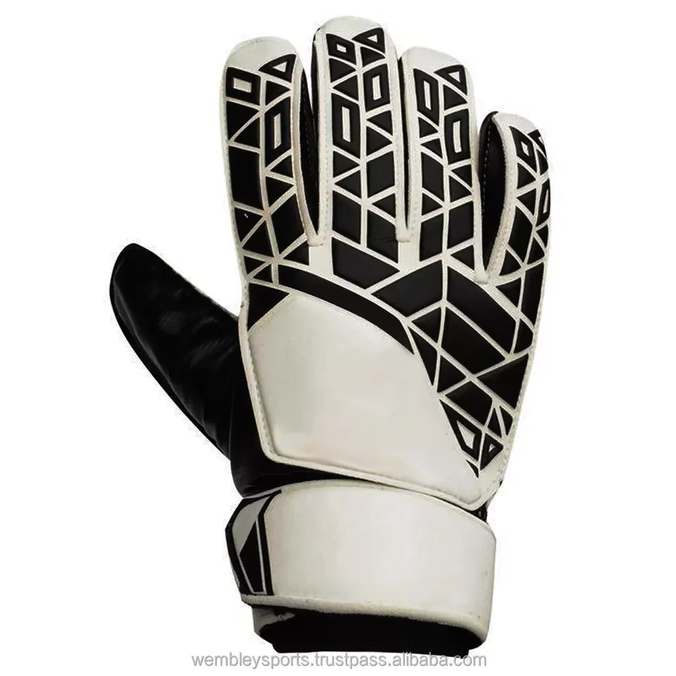 Custom Professional Football Goalkeeper Gloves Junior Adult Sizes Latex Material Sport Soccer Goalie Keeper Gloves