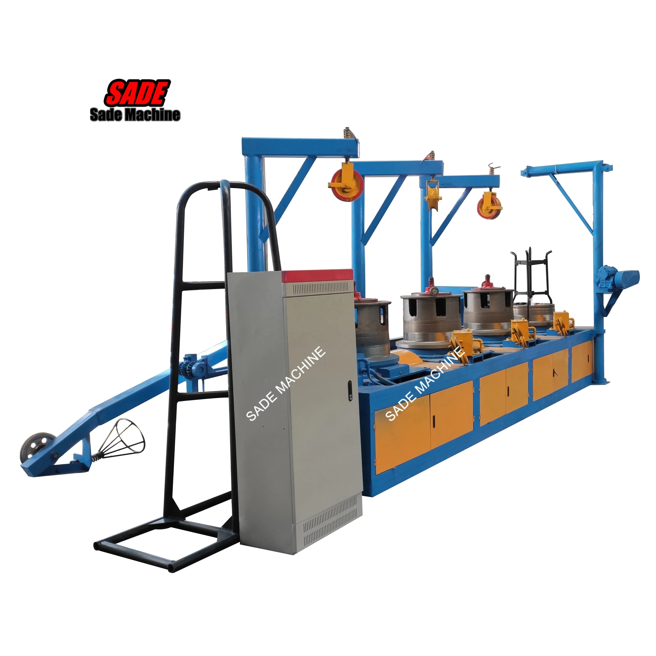 Straight Line/Pulley Type Mild Steel Wire drawing machine manufacturer(with low factory price)