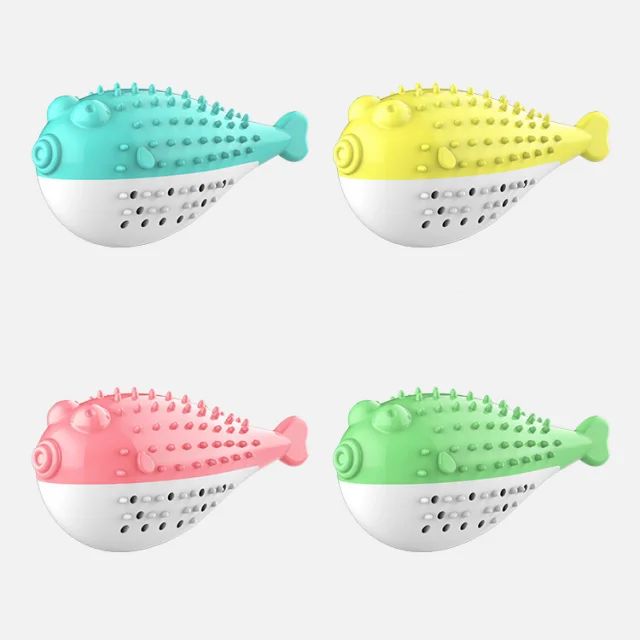 Pet Teeth Grinding Toys With Catnip Ball Cat Toothbrush