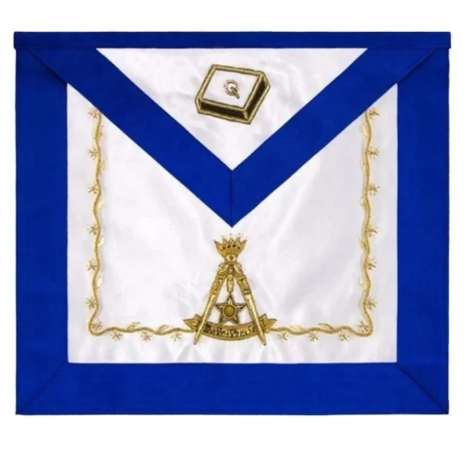  CS обычая оптовой Ручная Вышивка масонские регалии фартук и манжеты комплекты с вышивкой ручной работы; Высочайшее качество фартуки 2021