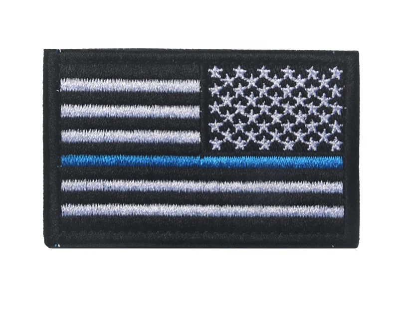 Direct factory sale OEM Custom high quality sew on woven national country flag embroidery patch