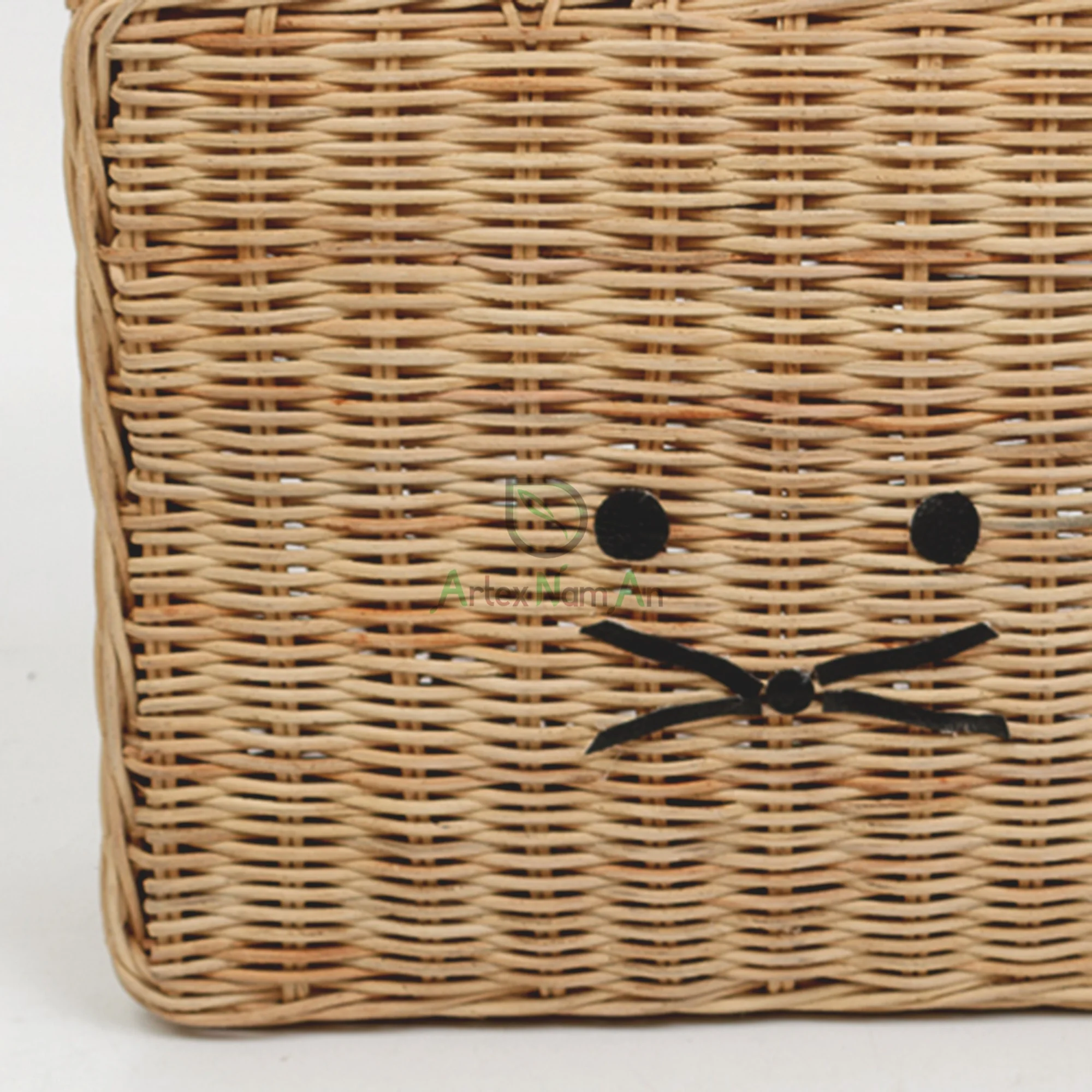 Vintage mini rattan luggage suitcases/wicker kids mini suitcases/rattan toy for baby & kids