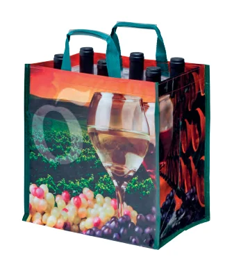No Lamination Cheap Price PP Non Woven Wine Carry Bag Custom Logo Printed Multicolor Eco Friendly Recycled Material
