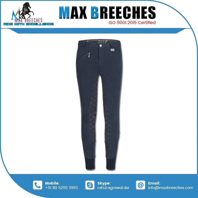 Modern Style Equestrian Riding Pants (Jodhpurs) Best Work Kids Breeches at Wholesale Price Silicone Printing Low Cost