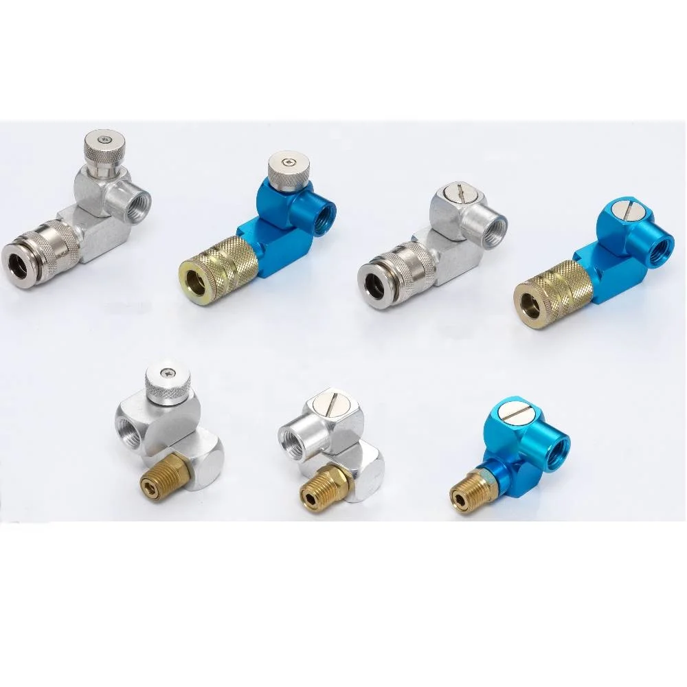 Aluminum Swivel Rotary Quick Coupler Air Line Fitting