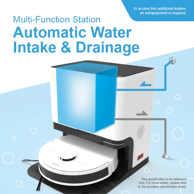 New Design Automatic Charging Dock Home Appliance Auto Vacuum Cleaner