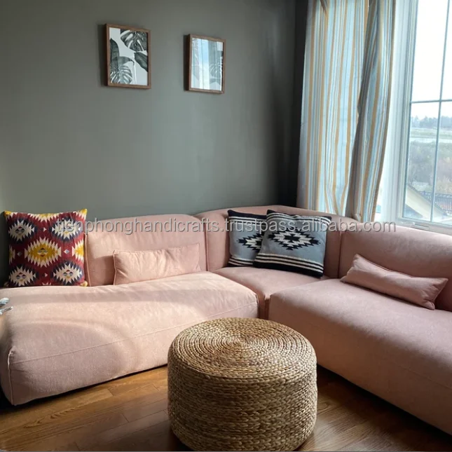 Japanese Style Round Seagrass Coffee Table | Hot Item 2022