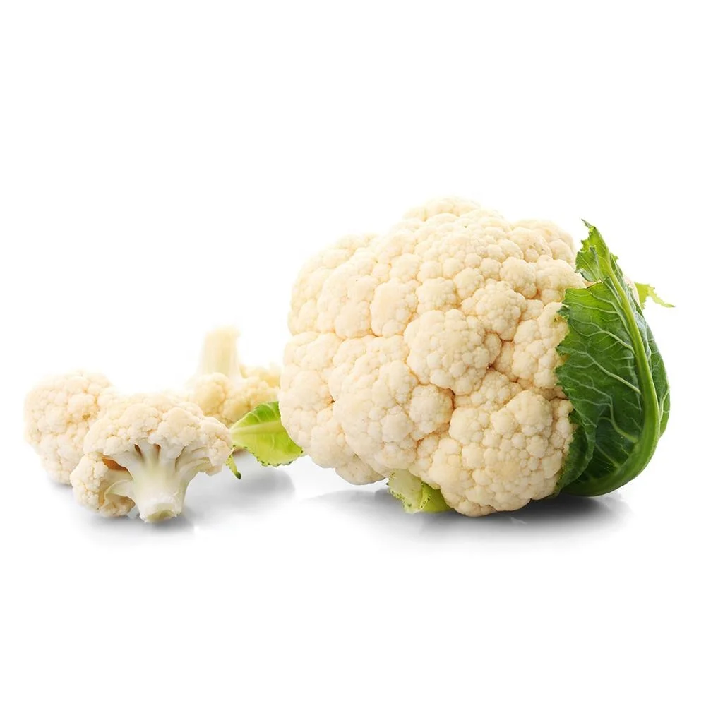 Fresh vegetable cauliflower and frozen cauliflower fresh cauliflower